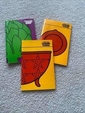 Southern living cooking school vintage small books